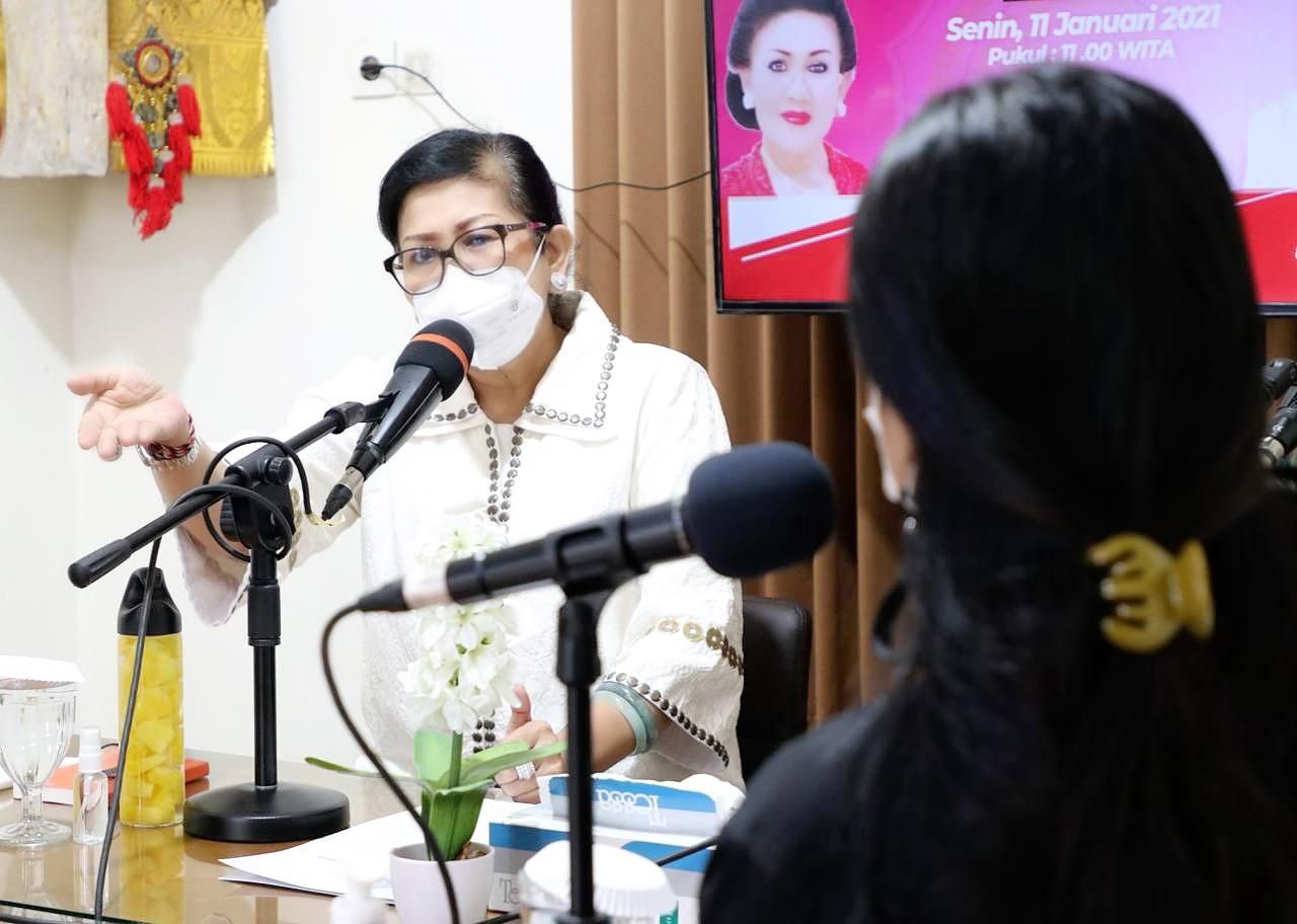 podiumnews.com-Ny Putri Koster: PKK Miliki Peran Strategis di Masyarakat